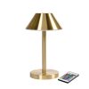 Duni ZELDA MIDI LED lámpa arany 12x21cm ( 6db/karton)