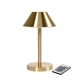 Duni ZELDA MIDI LED lámpa arany 12x21cm ( 6db/karton)