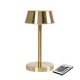 Duni NOUR MIDI LED lámpa arany 11,8x26cm ( 6db/karton)