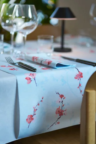 CHERRY BREEZE BLUE Bio Dunicel Tete-a-tete asztalfutó 0,4x24 m, 4tekercs/karton