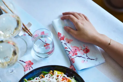 CHERRY BREEZE BLUE Bio Dunisoft szalvéta 40x40cm 60db/csom, 6csom./karton