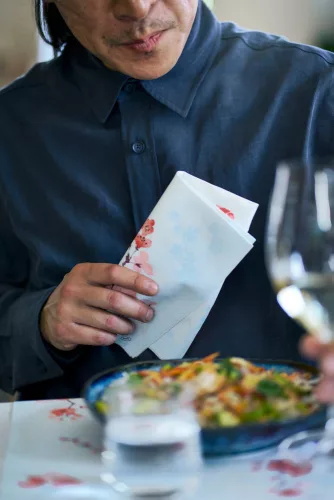 CHERRY BREEZE BLUE Bio Dunisoft szalvéta 40x40cm 60db/csom, 6csom./karton