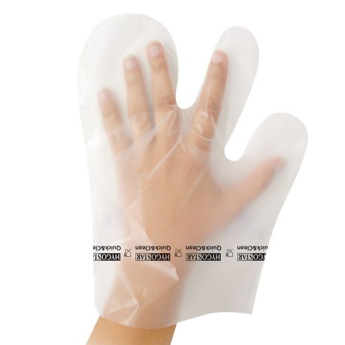 Kesztyű 3 ujjas COEX PE Clean hands és Quick&Clean  készlethez,100db/csomag, (5 csomag/karton)