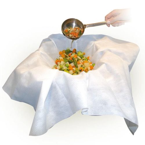 Szűrőpapír ( leves szűréséhez) Nonwowen PP 75x75cm 10db/csomag        (10csomag/karton )