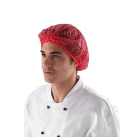   Hajháló PP egyszerhasználatos PIROS 100db/csomag  ( 10csomag/karton)