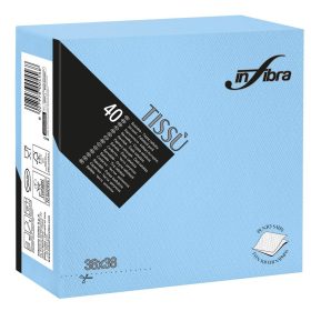   Szalvéta Világoskék 38x38cm 40db/csomag 36csomag/karton (Punta-Punta)