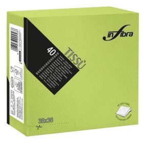   Szalvéta ALMAZÖLD 38x38cm 40db/csomag 36csomag/karton (Punta-Punta)