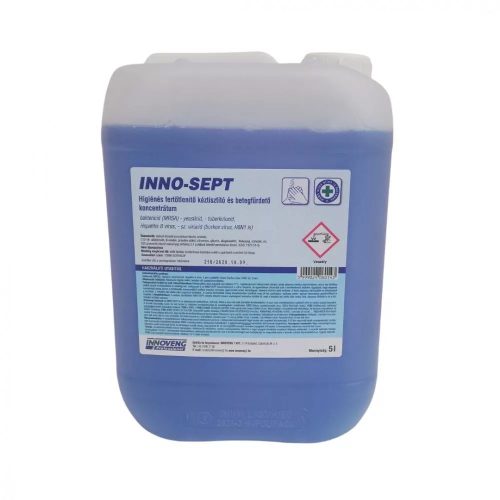 INNO-SEPT fertötlenitö kéztisztító és betegfürdető szappan 5liter