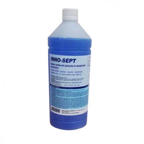 INNO-SEPT fertötlenitö kéztisztító és betegfürdető szappan 1liter (10 db/karton)
