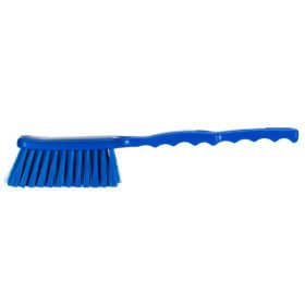 Nyeles kefe, KÉK hosszú egyenes nyél, sima, PBT, 400x55mm