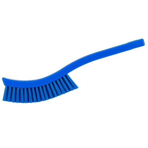 Készüléktisztító kefe, KÉK hajlított nyéllel PBT 300x20mm Kobra