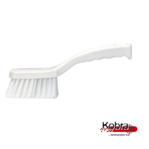 Nyeles kefe rövid nyéllel FEHÉR 275x70mm puha PBT 0,3x45mm sörte Kobra