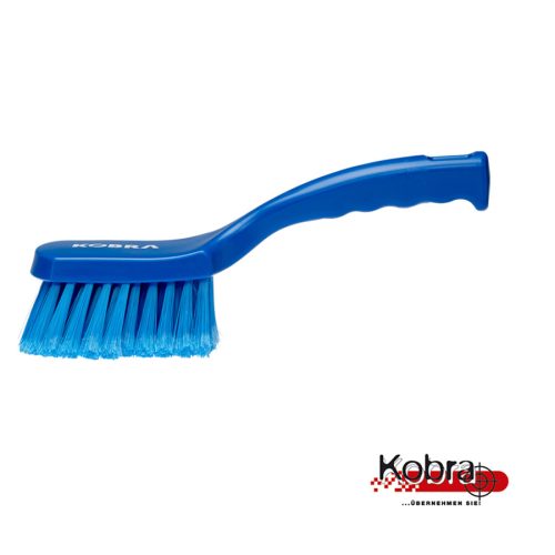 Nyeles kefe rövid nyéllel KÉK 275x70mm puha PBT 0,3x45mm sörte Kobra