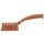 Nyeles kefe rövid nyéllel BARNA 275x70mm erős PBT 0,5x35mm sörte Kobra