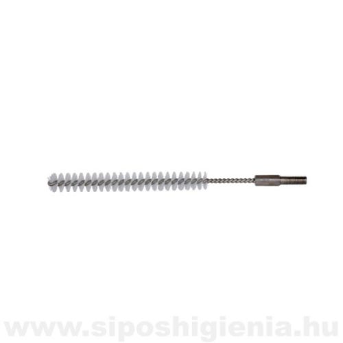 Csőtisztító kefe (PBT) FEHÉR átm. 12mmx100mm menetes véggel Kobra