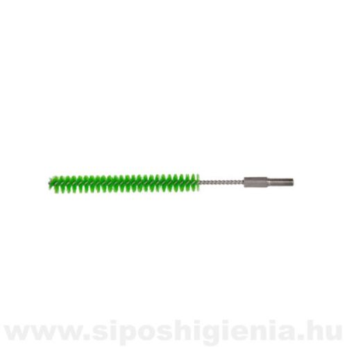 Csőtisztító kefe (PBT) ZÖLD átm. 12mmx100mm menetes véggel Kobra