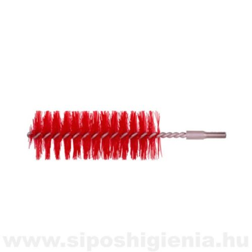 Csőtisztító kefe (PBT) PIROS átm. 40mmx100mm menetes véggel Kobra
