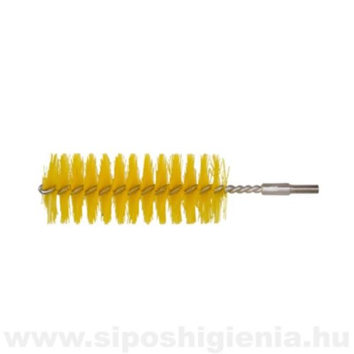 Csőtisztító kefe (PBT) SÁRGA átm. 40mmx100mm menetes véggel Kobra