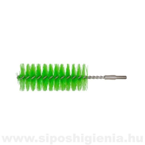Csőtisztító kefe (PBT) ZÖLD átm. 40mmx100mm menetes véggel Kobra
