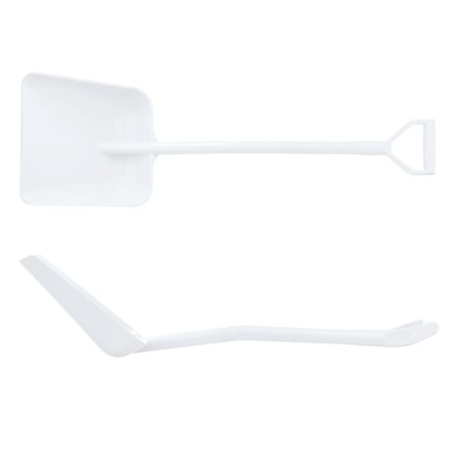 Ergonómikus, nyeles élelmiszeripari lapát, FEHÉR nagy 1120mm PP Kobra