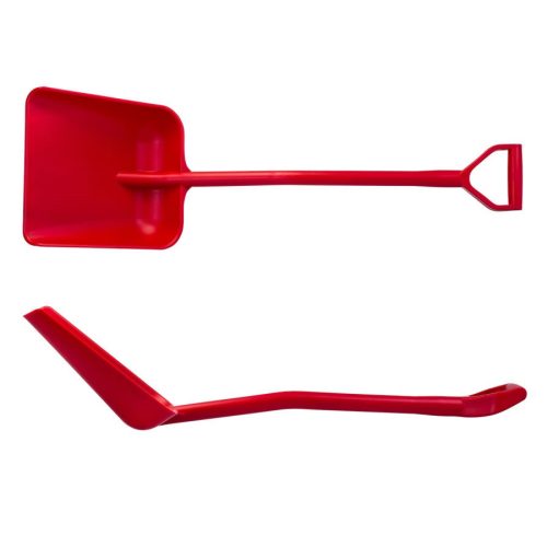 Ergonómikus, nyeles élelmiszeripari lapát, PIROS nagy 1120mm PP Kobra
