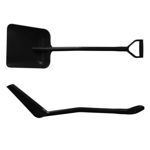 Ergonómikus, nyeles élelmiszeripari lapát, FEKETE nagy 1120mm PP Kobra