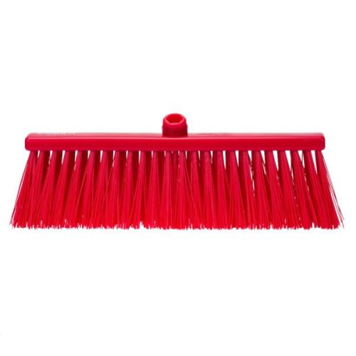 Partvis PIROS 400x60mm PBT 1mm kemény simat sörte, utcai seprű Kobra