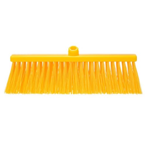 Partvis SÁRGA 400x60mm PBT 1mm kemény simat sörte, utcai seprű Kobra