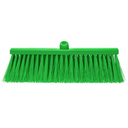 Partvis ZÖLD 400x60mm PBT 1mm kemény simat sörte, utcai seprű Kobra