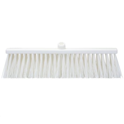 Partvis  FEHÉR 470x60 kemény sima PBT szálak, utcai seprű Kobra