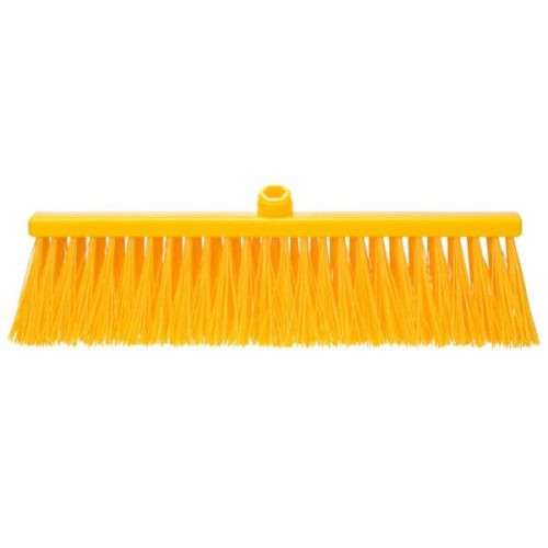 Partvis  SÁRGA 470x60 kemény sima PBT szálak, utcai seprű Kobra