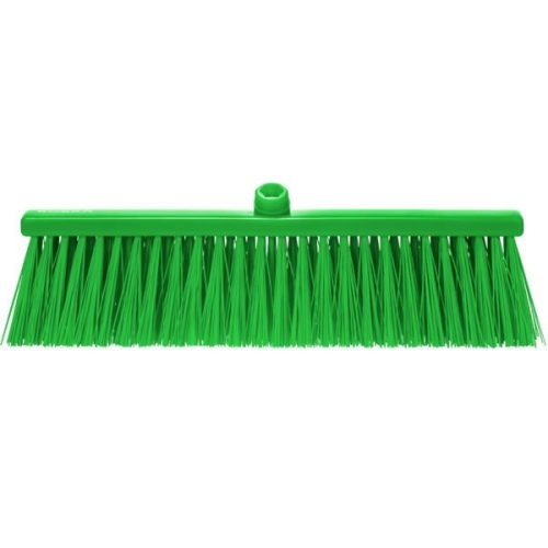 Partvis  ZÖLD 470x60 kemény sima PBT szálak, utcai seprű Kobra