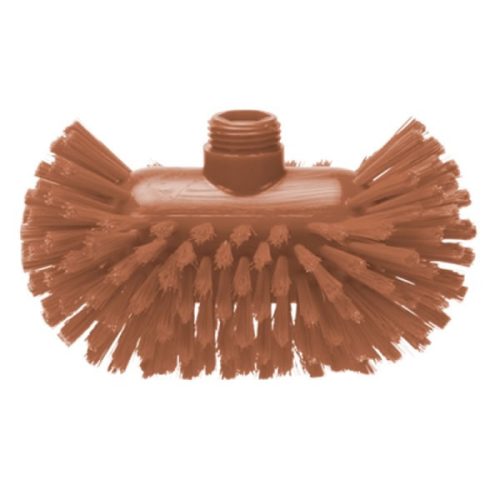 Tartálymosó kefe BARNA 130x70mm PBT közepesen erős 0,3x35mm sörte Kobra