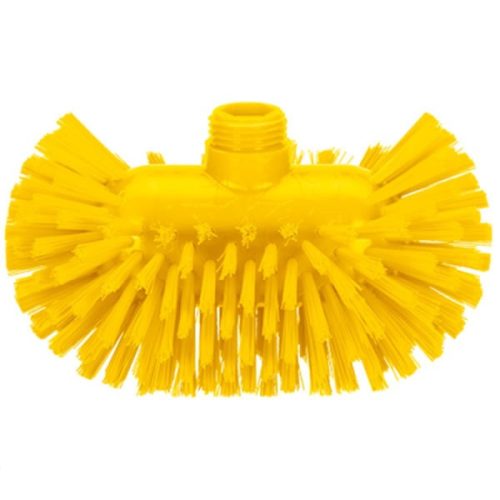 Tartálymosó kefe SÁRGA 130x70mm/PBT/35 sima sörte 0,5 Kobra