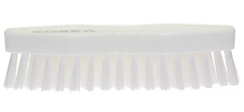 Hegyes súrolókefe FEHÉR PBT kemény sörte 190x60mm Kobra