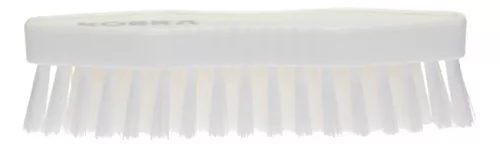 Hegyes súrolókefe FEHÉR PBT kemény sörte 190x60mm Kobra