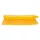 Súroló kefe SÁRGA 210x70/PBT/0,3x33mm kerekített,közepes szálak KOBRA