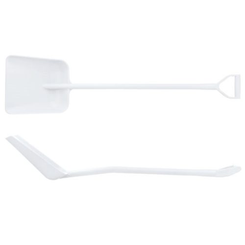 Ergonómikus, nyeles élelmiszeripari lapát, FEHÉR nagy 1330mm PP Kobra