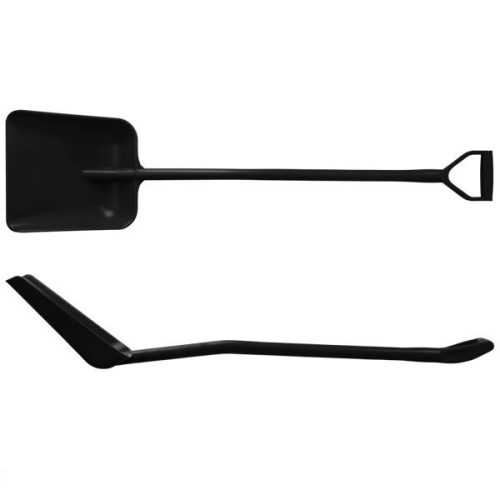 Ergonómikus nyeles élelmiszeripari lapát FEKETE nagy 1330mm, PP Kobra