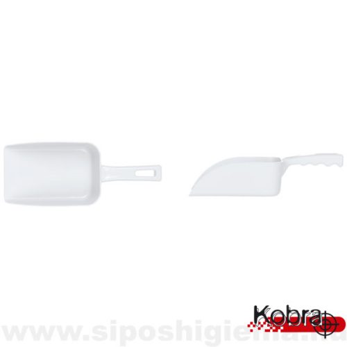 Mérőlapát FEHÉR PP 100x150x260mm 500gr Kobra