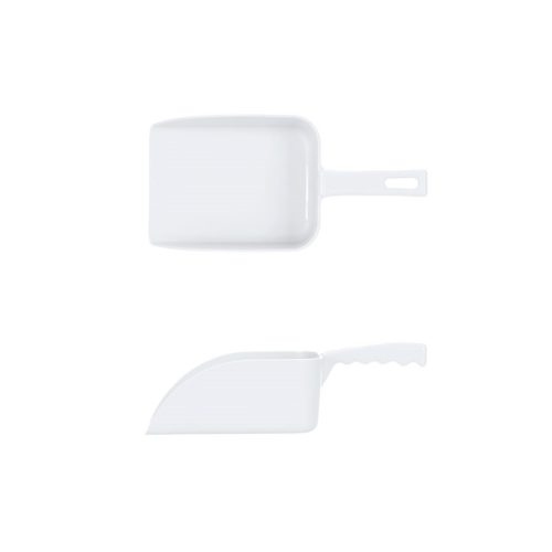 Mérőlapát FEHÉR PP 130x185x310mm 750 grammr Kobra