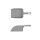 Mérőlapát SZÜRKE PP 130x185x310mm 750 grammr Kobra