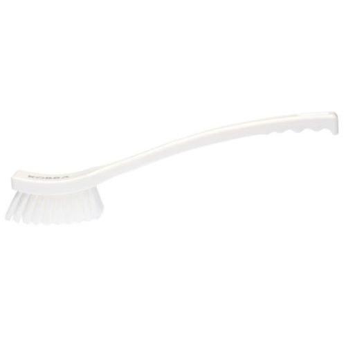 Hosszú nyeles kefe FEHÉR 410x50mm erős PBT 0,5x40mm sörte Kobra