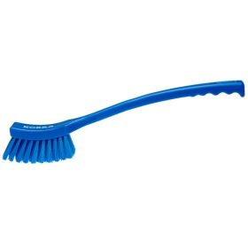   Hosszú nyeles kefe KÉK 410x50mm erős PBT 0,5x40mm sörte Kobra