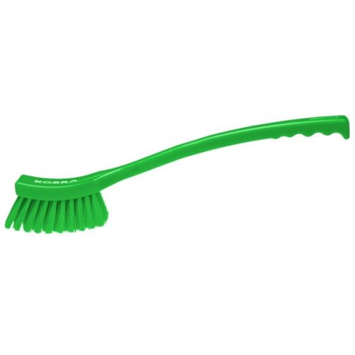 Hosszú nyeles kefe ZÖLD 410x50mm erős PBT 0,5x40mm sörte Kobra