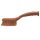 Nyeles kefe rövid nyéllel BARNA 275x70mm közepes PBT 0,3x35mm sörte Kobra
