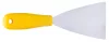 Spakli SÁRGA rozsdamentes kemény pengével 80x115/220mm Kobra