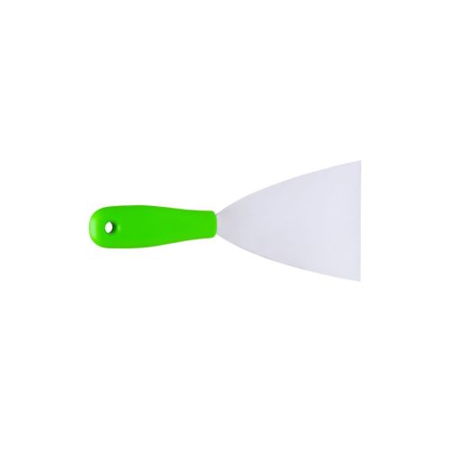 Spakli ZÖLD 100mm kemény rozsdamentes pengével Kobra