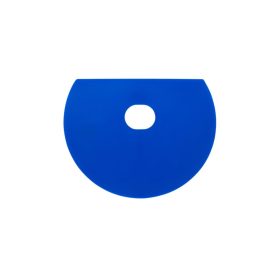 Habkártya kerek fogólyukkal PP KÉK 160x125mm Kobra