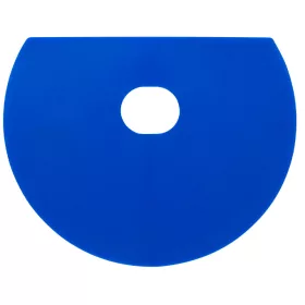 Habkártya kerek fogólyukkal PP KÉK 160x125mm Kobra